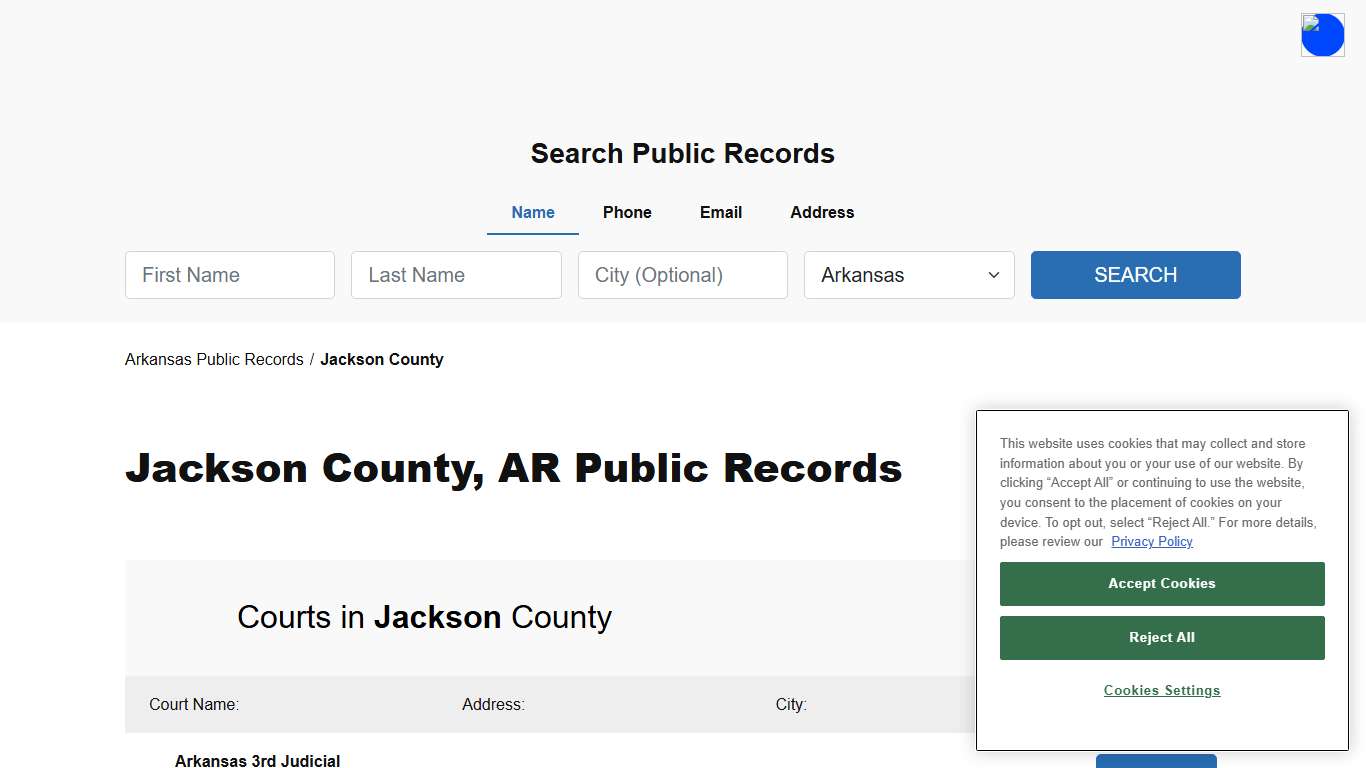 Jackson County, AR Public Court, Arrest and Inmate Records - ThePublicIndex